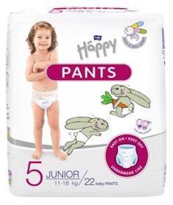 BELLA HAPPY Pants Junior (11-18 kg) 22 ks – jednorazové plienky