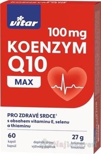 Vitar Koenzým Q10 100 mg 60 kapsúl