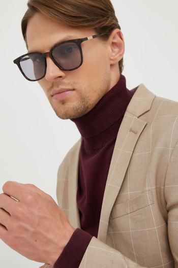 Slnečné okuliare Gucci pánske, hnedá farba