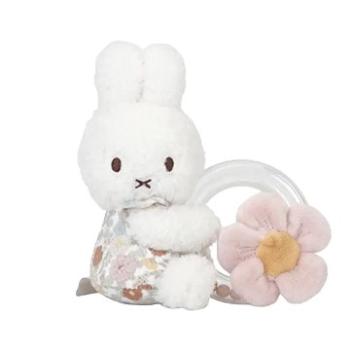 Hrkálka s korálkami zajačik Miffy Vintage Kvietky (8713291667532)