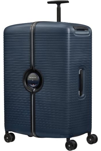 Samsonite Skořepinový cestovní kufr Ibon 102 l - tmavě modrá