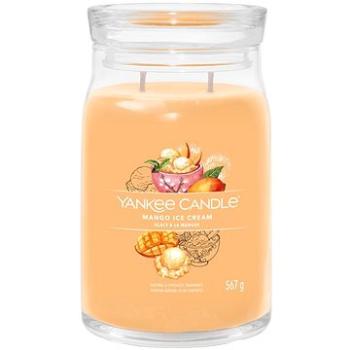 YANKEE CANDLE Signature sklo 2 knôty Mango Ice Cream 567 g (5038581144658)