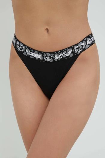 Nohavičky Moschino Underwear čierna farba,