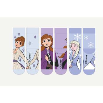 Sada 3 párov detských ponožiek - Frozen, Elsa a Anna Veľkosť ponožiek: 23-26