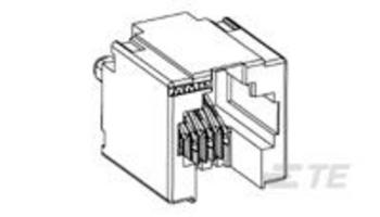 TE Connectivity High Performance Mod JacksHigh Performance Mod Jacks 6116201-2 AMP