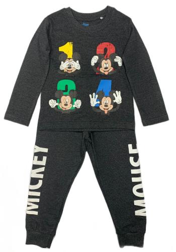 EPlus Chlapčenské pyžamo - Mickey Mouse tmavosivé Veľkosť - deti: 122