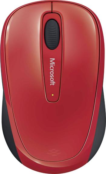 Microsoft Mobile Mouse 3500 #####Kabellose Maus bezdrôtový Blue Track čierna, červená 3 null 1000 dpi