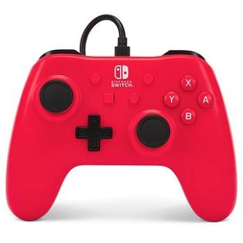 PowerA Wired Controller – Raspberry Red – Nintendo Switch (NSGP0142-01)