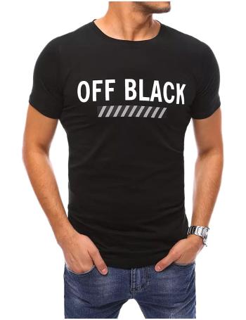 čierne pánske tričko off-black vel. XL