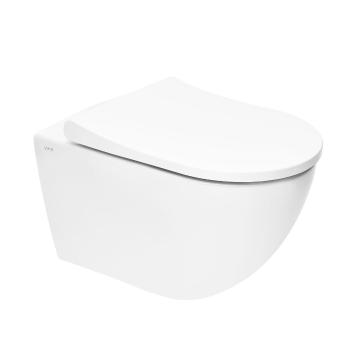 WC závesné VitrA S60 biele vrátane sedadla, zadný odpad 7510-003-6288