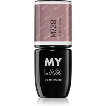 MYLAQ UV Gel Polish gélový lak na nechty odtieň My Nude Mood 5 ml