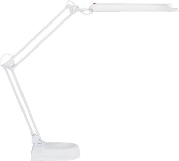 lampa na písací stôl s úspornou žiarovkou Maul 8213602, G23, 11 W, biela