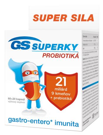 GS Superky probiotika 80 kapsúl