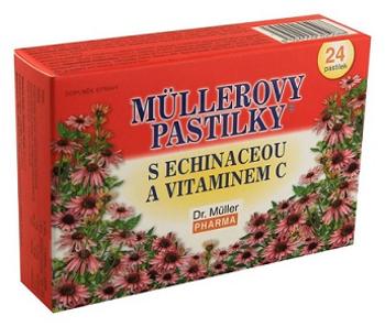 Dr. Müller Pharma Müllerove pastilky echinacea + Vitamín C 24 tabliet