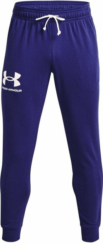 Under Armour Men's UA Rival Terry Joggers Sonar Blue/Onyx White S Fitness nohavice