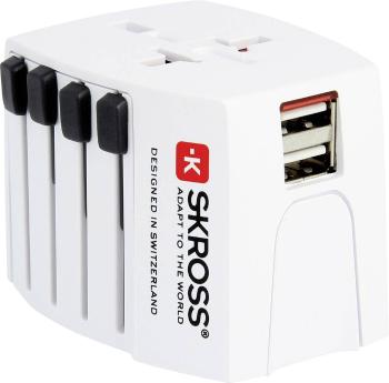 cestovný adaptér s USB nabíjačkou Skross MUV USB 1.302930
