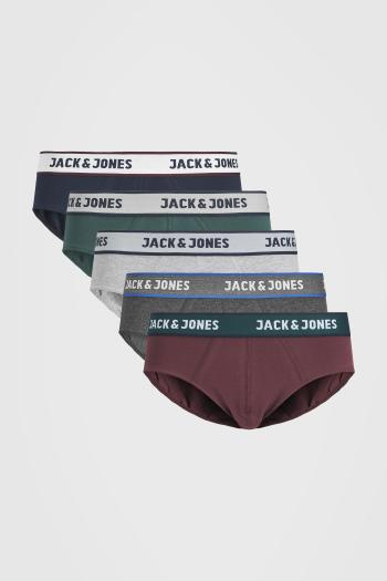 5 PACK slipov JACK AND JONES Solid