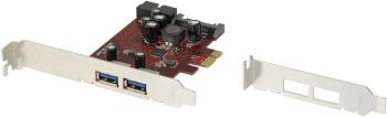 Renkforce  2 + 1 port kontrolná karta USB 3.0 USB-A PCIe
