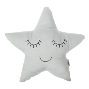 Svetlosivý detský vankúšik s prímesou bavlny Mike & Co. NEW YORK Pillow Toy Star, 35 x 35 cm