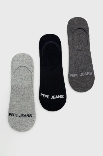 Ponožky Pepe Jeans Arundel (3-pack) pánske, biela farba