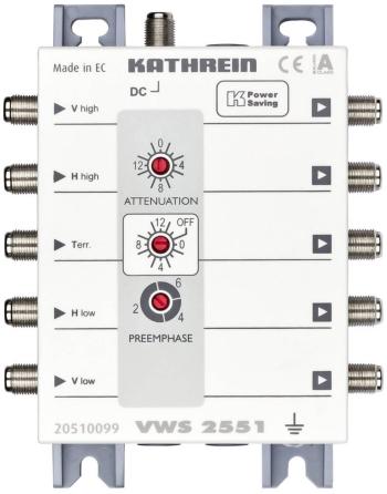 Kathrein VWS 2551 satelitný zosilňovač štvornásobný 16 dB