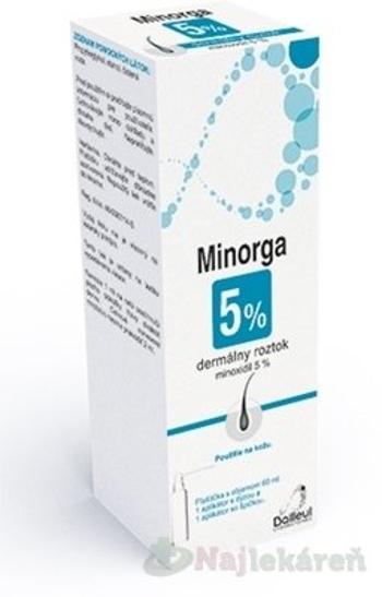 Minorga 5 % dermálny roztok 60ml