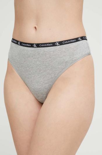 Tangá Calvin Klein Underwear 2-pak šedá farba