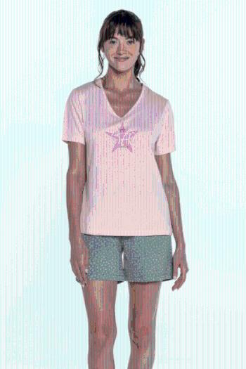 GUASCH Dámske pyžamo GITA Ružová XL