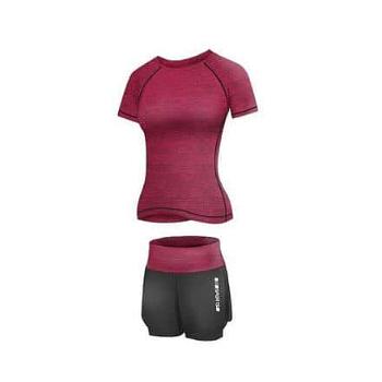 Runner Short 2W fitness set plum Velikost oblečení: L