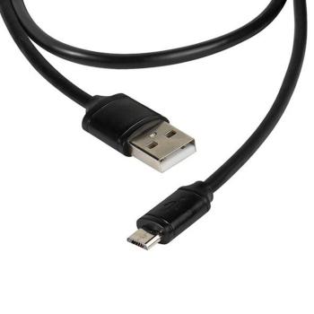 Vivanco #####USB-Kabel USB 2.0 #####USB-A Stecker, #####USB-Micro-B Stecker 2.00 m čierna