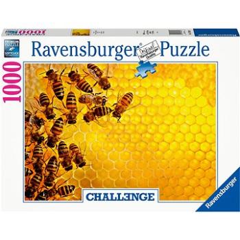 Ravensburger Puzzle 173624 Challenge Puzzle: Včely Na Medovom Plaste 1 000 Dielikov (4005556173624)