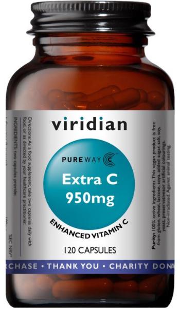 VIRIDIAN Extra C 950mg 120 kapsúl