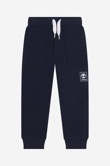 Detské tepláky Timberland Jogging Bottoms tmavomodrá farba, jednofarebné