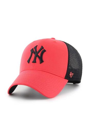 Šiltovka 47brand MLB New York Yankees červená farba, s nášivkou