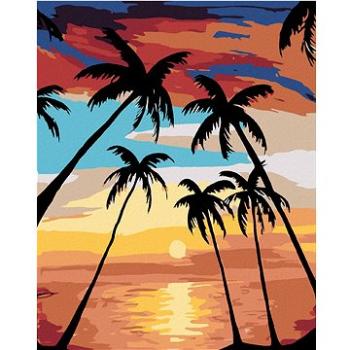 Maľovanie podľa čísel – Palmy a západ slnka (HRAmal00669nad)