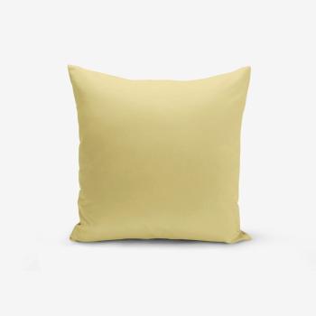 Horčicovožltá obliečka na vankúš Minimalist Cushion Covers Düz, 45 × 45 cm