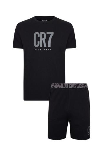 Pyžamo CR7 Cristiano Ronaldo pánska, čierna farba,