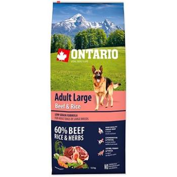 Ontario Adult Large Beef & Rice 12 kg (8595091780273)