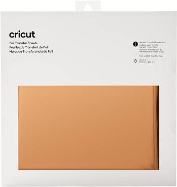 Cricut Transfer Foil Sheets fólie  ružovozlatá