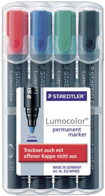 Staedtler 352 WP4 352 WP4 permanentný popisovač  Vodotesné: áno