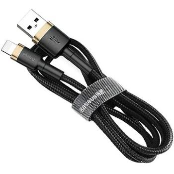 Baseus Cafule nabíjací/dátový kábel USB na Lightning 2,4 A 3 m, zlatý-čierny (CALKLF-RV1)