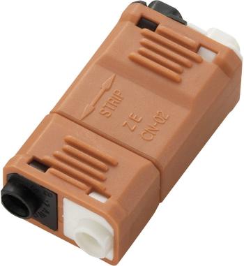 TRU COMPONENTS 547189  nízkonapäťový konektor na kábel s rozmerom: -  tuhosť: 0.824-3.307 mm² Pólov: 2 1 ks oranžová