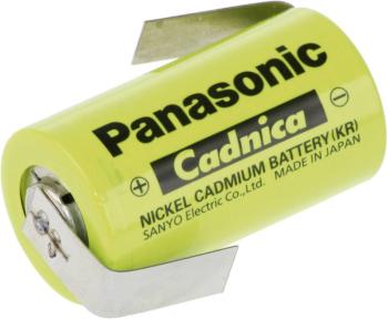 Panasonic Sub-C ZLF špeciálny akumulátor Sub-C spájkovacia špička v tvare Z Ni-Cd 1.2 V 1700 mAh