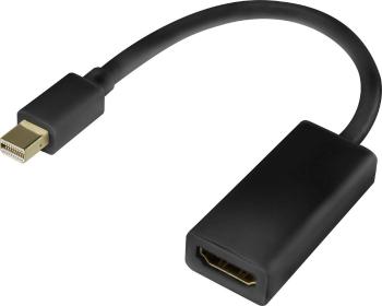 Renkforce RF-4229013 DisplayPort / HDMI adaptér [1x mini DisplayPort zástrčka - 1x HDMI zásuvka] čierna pozlátené kontak