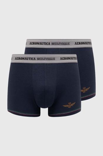 Boxerky Aeronautica Militare 2-pak pánske, tmavomodrá farba, AM1UBX004,