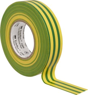 3M  TEMFLEX150015X25GY izolačná páska Temflex 1500 žltá, zelená (d x š) 25 m x 15 mm 1 ks