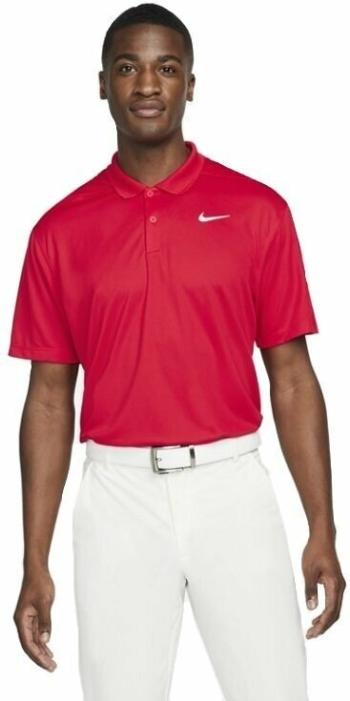 Nike Dri-Fit Victory Mens Golf Polo Red/White M