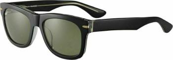 Serengeti Foyt Shiny Black Transparent Layer/Mineral Polarized