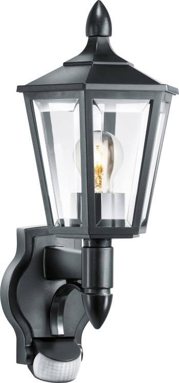Steinel L 15 S 617813 vonkajšie nástenné osvetlenie s PIR senzorom  úsporná žiarovka, LED  E27 60 W čierna