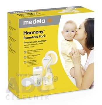 MEDELA Harmony Essentials Pack manuálna odsávačka + cumlík 1ks, vrecko na mlieko 4ks, vložky do podprsenky 4ks, 1x1 set
